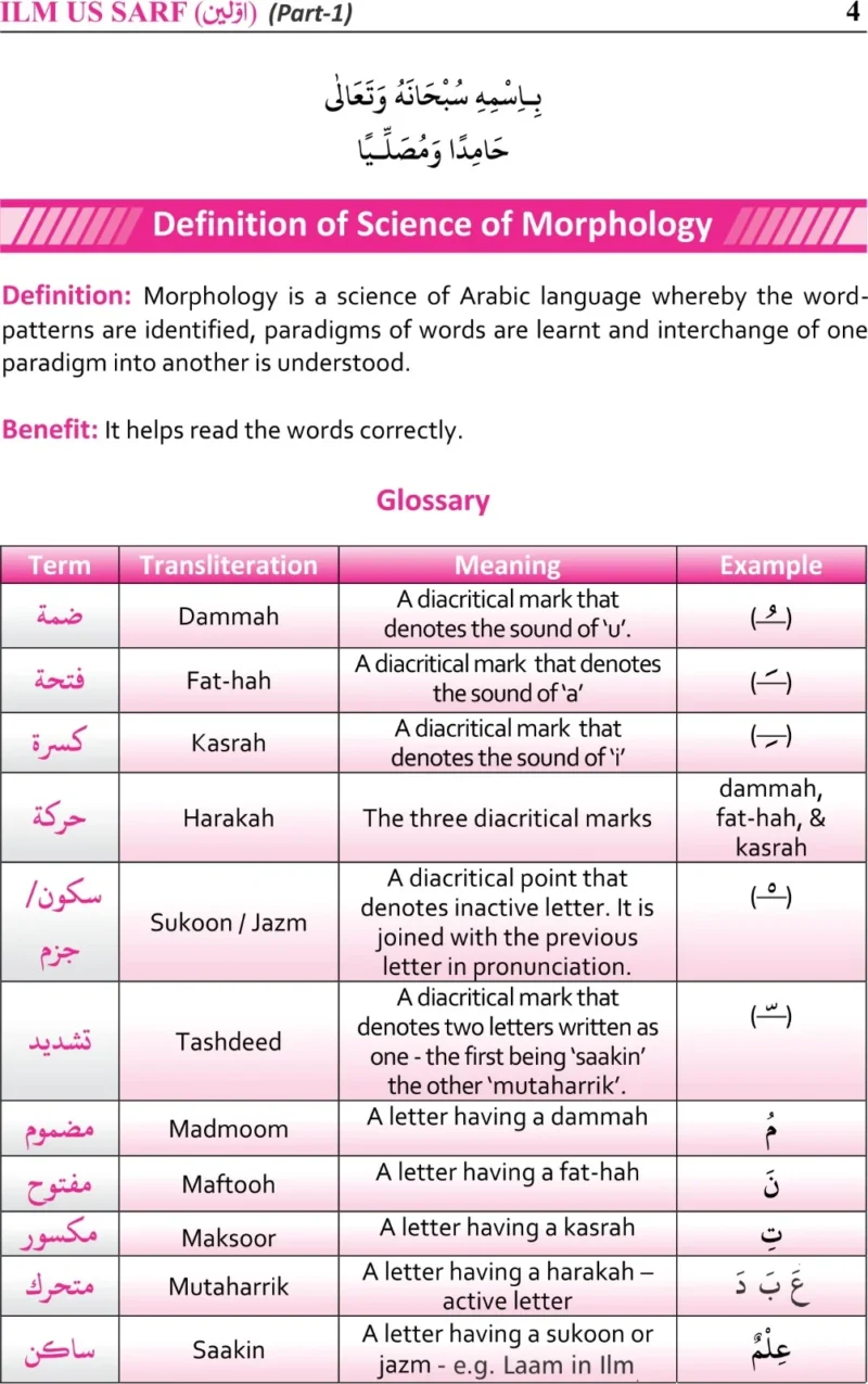 Ilm Us Sarf English (Volume 1) - Image 2